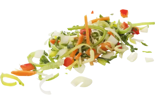 Macaroni--nasigroenten fijn bak 400gr kist 6 stuks